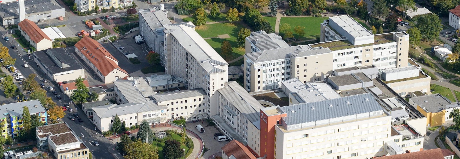 GPR Klinikum Luftaufnahme