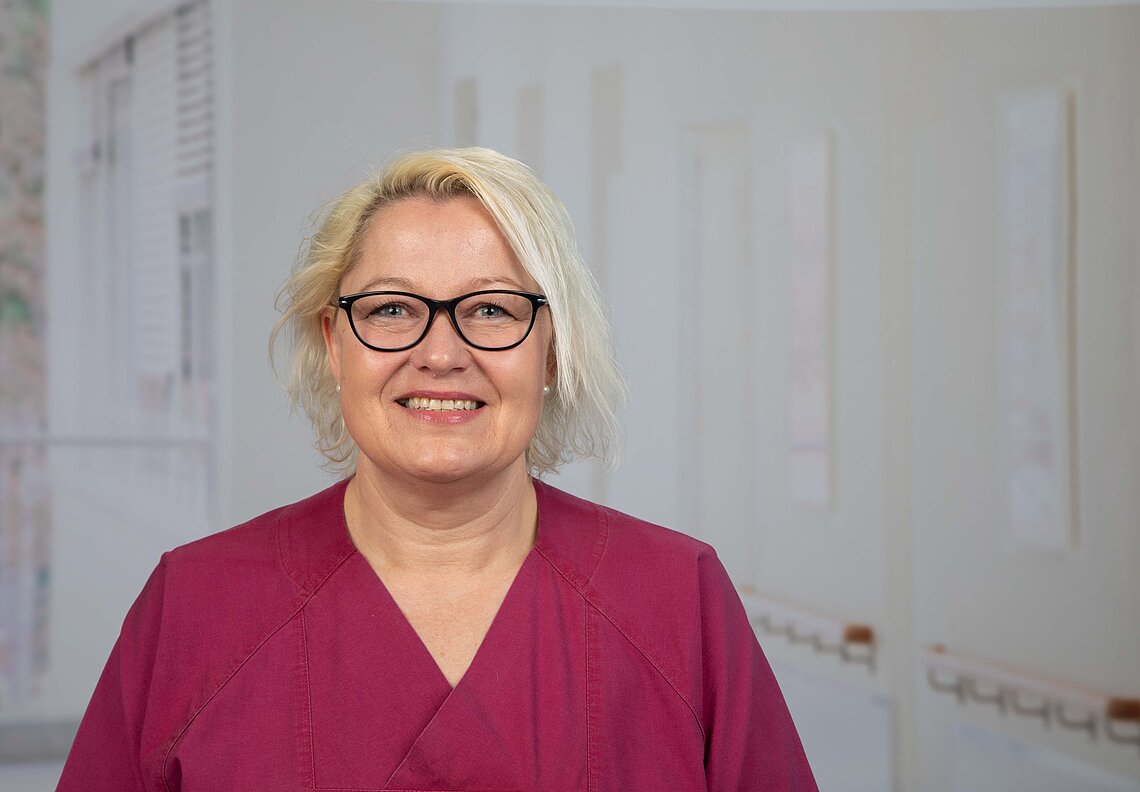 Konstanze Waldhaus, infermiera oncologica e specialista in cure palliative presso la GPR Klinikum