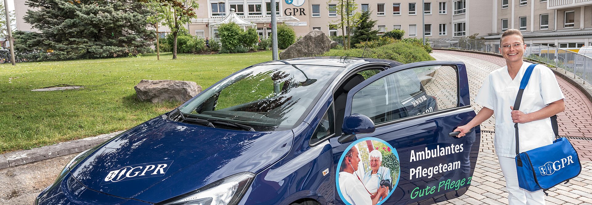 Auto des ambulanten Pflegendienstes