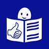 Logo Text leicht zu lesen